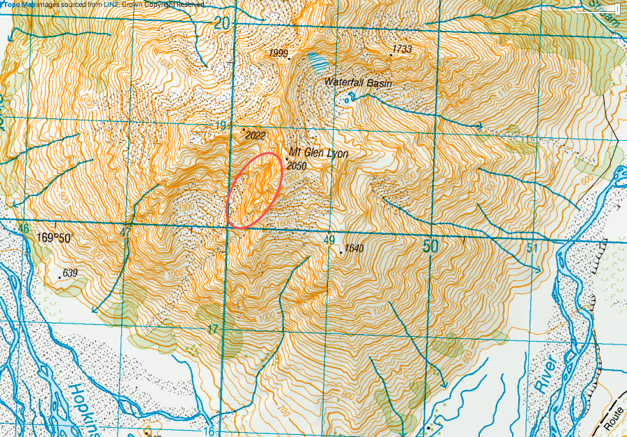 Mt Glen Lyon ClimbNZ
